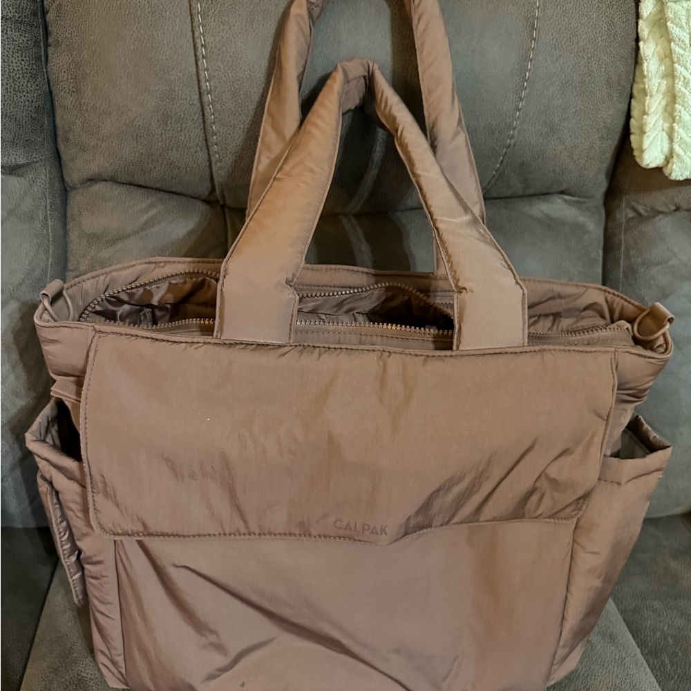 Calpak Diaper Tote in Hazelnut